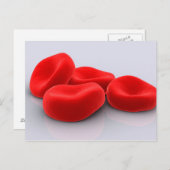 Conceptual Image of Red Blood Cells Postkarte (Vorne/Hinten)