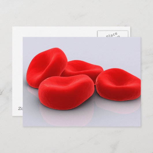 Conceptual Image of Red Blood Cells Postkarte (Vorne/Hinten)