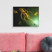 Conceptual Image of Salmonella Typhi 2 Leinwanddruck (Insitu (Wohnzimmer))