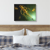 Conceptual Image of Salmonella Typhi 2 Leinwanddruck (Insitu (Schlafzimmer))