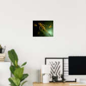 Conceptual Image of Salmonella Typhi 2 Poster (Heimbüro)