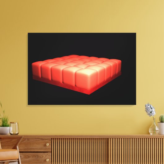 Conceptual Image of Simple Cuboidal Epithelia Leinwanddruck (Insitu (Wohnzimmer))