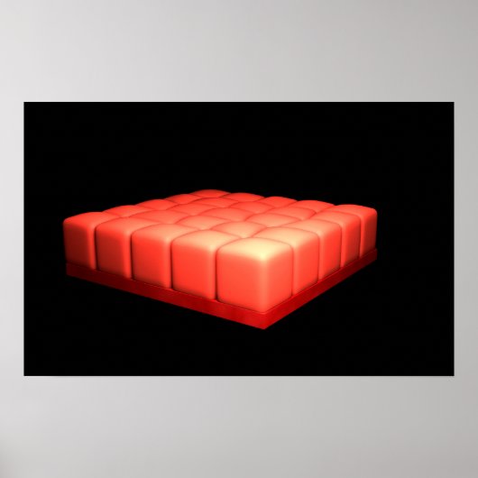 Conceptual Image of Simple Cuboidal Epithelia Poster (Vorne)