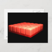 Conceptual Image of Simple Cuboidal Epithelia Postkarte (Vorne/Hinten)