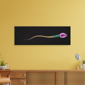 Conceptual Image of Sperm Anatomy Leinwanddruck (Insitu (Wohnzimmer))