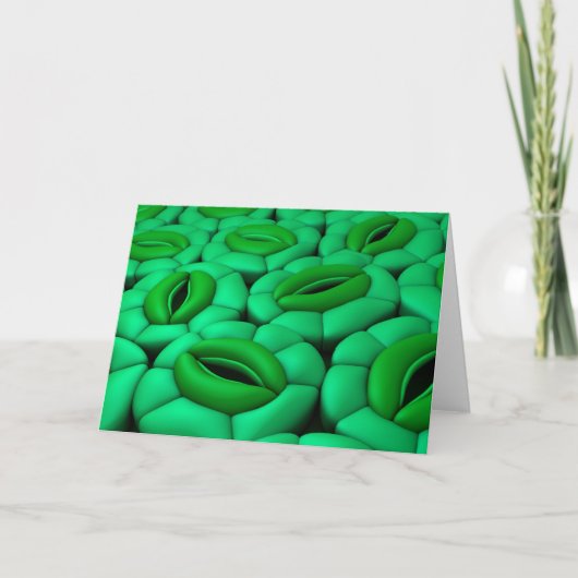 Conceptual Image of Stomata 1 Karte (Vorderseite)