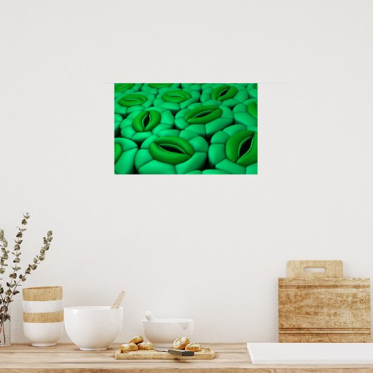 Conceptual Image of Stomata 1 Poster (Küche)