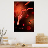 Conceptual Image of Trypanosoma 1 Poster (Küche)