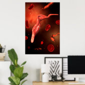 Conceptual Image of Trypanosoma 1 Poster (Heimbüro)