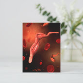 Conceptual Image of Trypanosoma 1 Postkarte (Stehend Vorderseite)