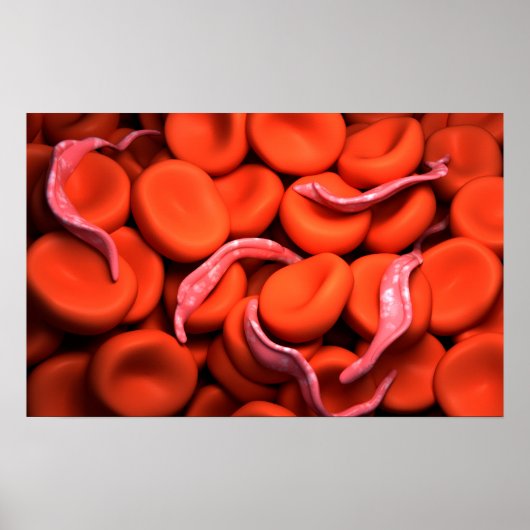 Conceptual Image of Trypanosoma 3 Poster (Vorne)