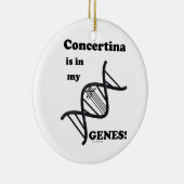 Concertina ist in meinen Genen Keramikornament (Rechts)