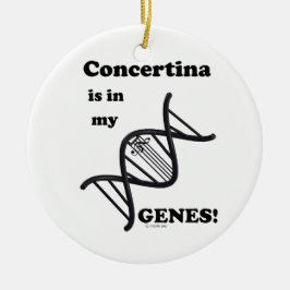 Concertina ist in meinen Genen Keramikornament