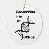 Concertina ist in meinen Genen Keramikornament (Links)