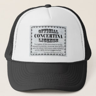 Concertina-Lizenz Truckerkappe