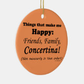 Concertina macht mich glücklich keramikornament (Rechts)