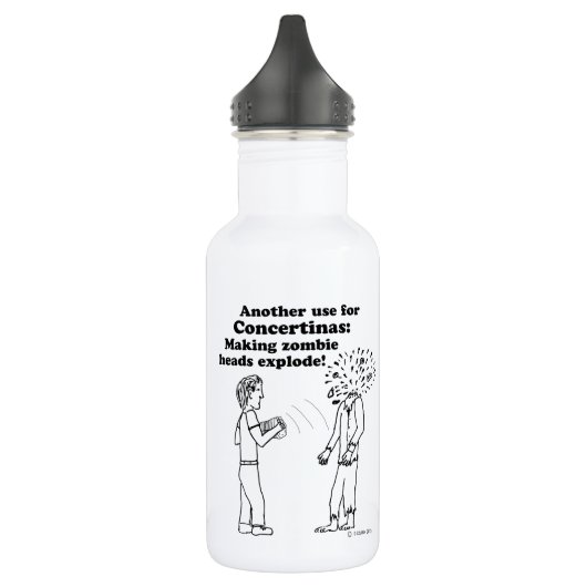 Concertina macht Zombies explodieren Edelstahlflasche (Links)