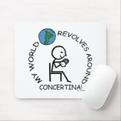Concertina - Weltumdrehungen Mousepad (Mit Mouse)