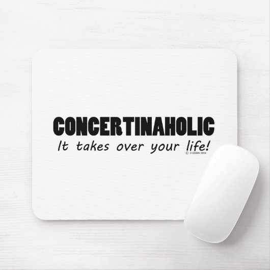 Concertinaholic Life Mousepad (Mit Mouse)