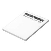 Concertinaholic Life Notizblock (Rotiert)