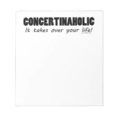 Concertinaholic Life Notizblock (Vorderseite)