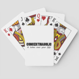 Concertinaholic Life Spielkarten
