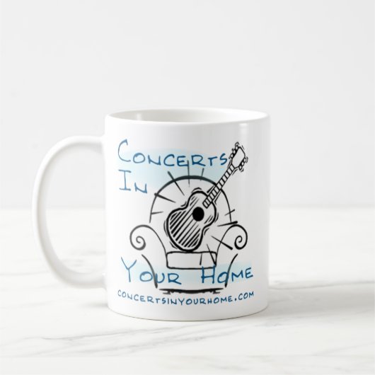 ConcertsInYourHome Klassiker-Tasse Kaffeetasse (Links)