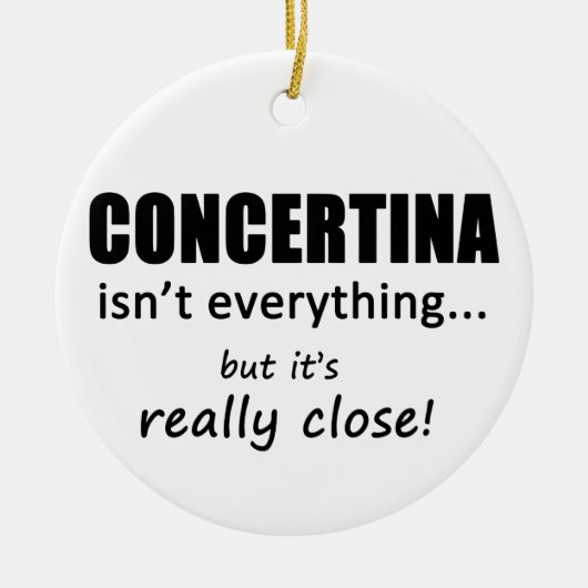 Concetina ist nicht alles keramikornament (Vorne)