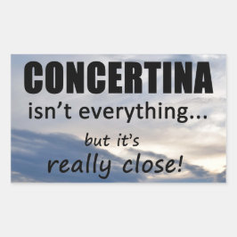 Concetina ist nicht alles rechteckige Aufkleber