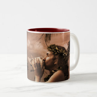 Conch Blows Zweifarbige Tasse