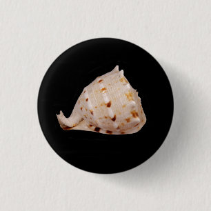 Conch Muschel Abzeichen Button