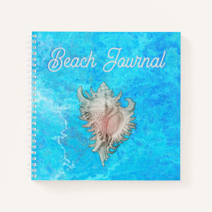 Conch Muschel "Beach Life Beach Journal Notizblock