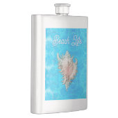 Conch Muschel "Beach Life" Flachmann (Rechts)