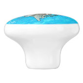 Conch Muschel "Beach Life" Keramikknauf (Seitenansicht)