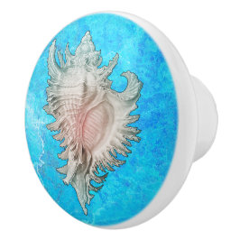 Conch Muschel "Beach Life" Keramikknauf