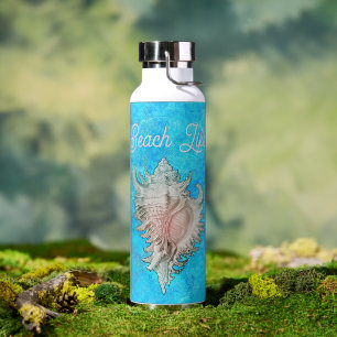 Conch Muschel "Beach Life" Trinkflasche