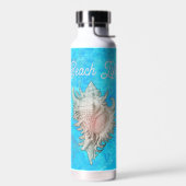 Conch Muschel "Beach Life" Trinkflasche (Links)