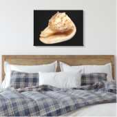 Conch Muschel Canvas Print Leinwanddruck (Insitu (Schlafzimmer))