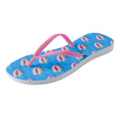 Conch-Muschel Flip Flops Badesandalen (Schrägansicht)