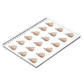 Conch Muschel Foto Notebook Notizblock (Linke Seite)