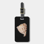 Conch Muschel Gepäckmarke Gepäckanhänger (Vorderseite vertikal)
