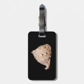 Conch Muschel Gepäckmarke Gepäckanhänger (Rückseite vertikal)