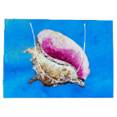 Conch Muschel Gift Bag Große Geschenktüte (Rückseite)