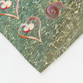 Conch Muschel Skulptur Fleece Blanket (Ecke)