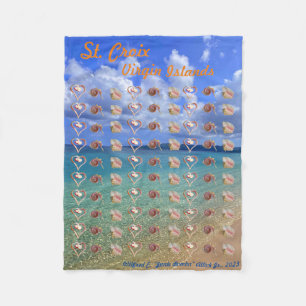 Conch Muschel Skulptur Fleece Blanket