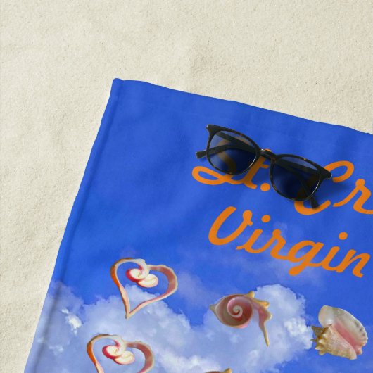 Conch Muschel Strandtuch (Beispiel)