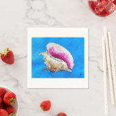 Conch Muscheln Cocktail Napkin Serviette (Beispiel)