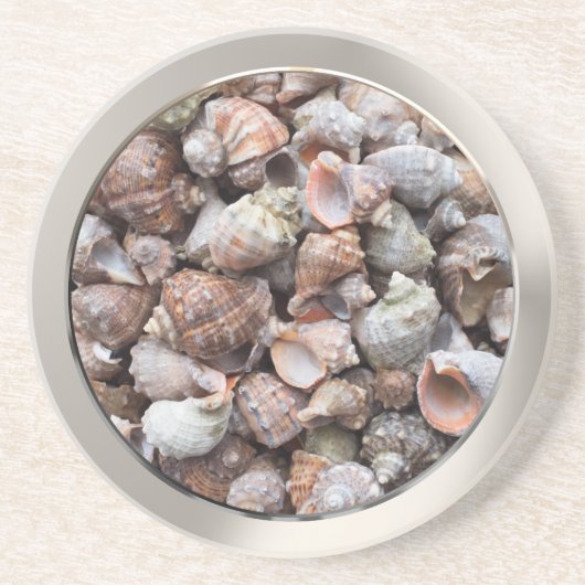 Conch-Muscheln Getränkeuntersetzer (Vorne)