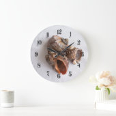 Conch-Muscheln Große Wanduhr (Zuhause)