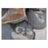 Conch-Muscheln schließen Schneidebrett (Vorderseite)
